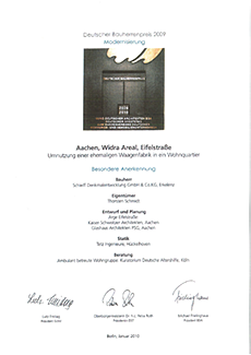 Auszeichnung „Deutscher Bauherrenpreis“ 2009